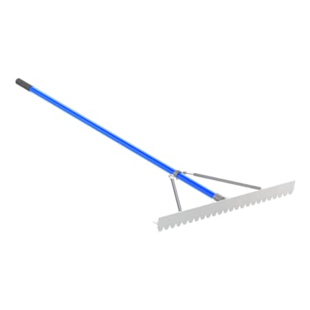 Bon Tool Asphalt Lute Rake, Aluminum 36", 6 Foot Aluminum Handle 12-236